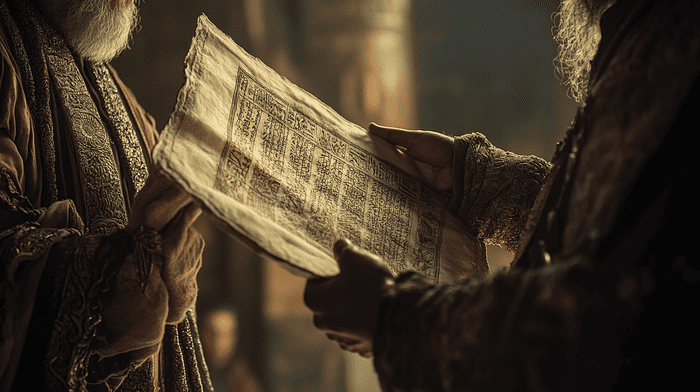 The Book of Hebrews being passed down generations 