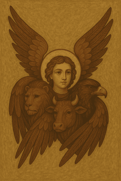 representation of a cherubim angel