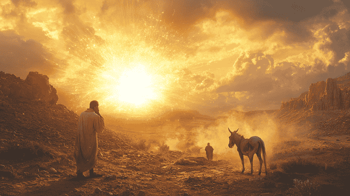 The vision on the Damascus road