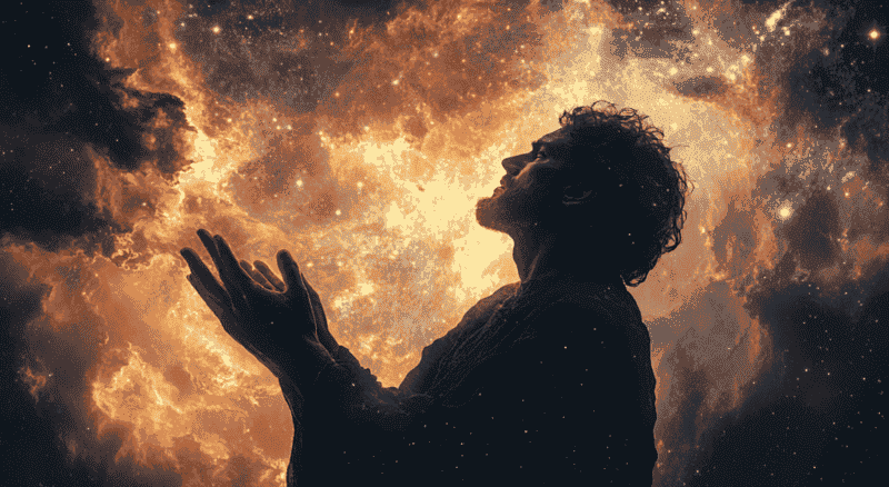 image with a spiritual man